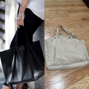 Celine tote bag leather